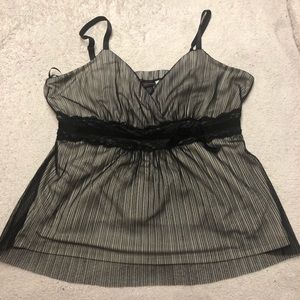 Spaghetti Strap glitter shirt